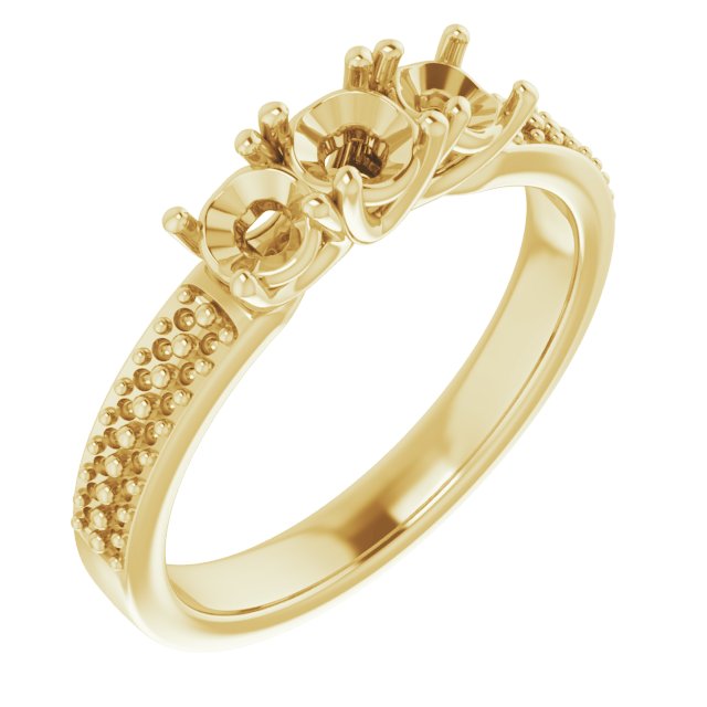 Three-Stone Engagement Ring