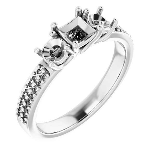 Three-Stone Engagement Ring