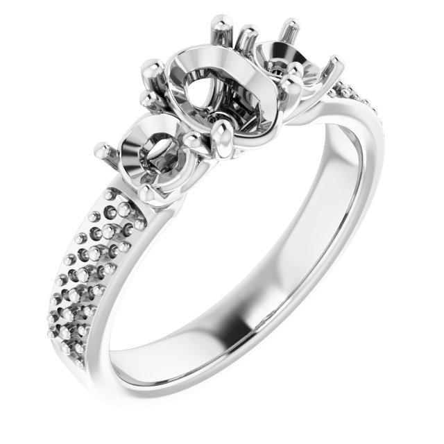 Three-Stone Engagement Ring