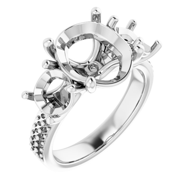 Three-Stone Engagement Ring