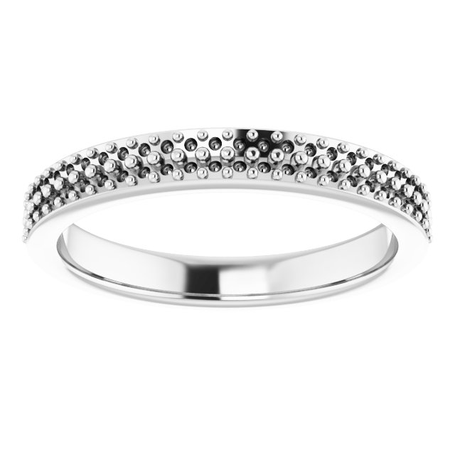 Band Mounting for 5 mm Square Ring view 3
