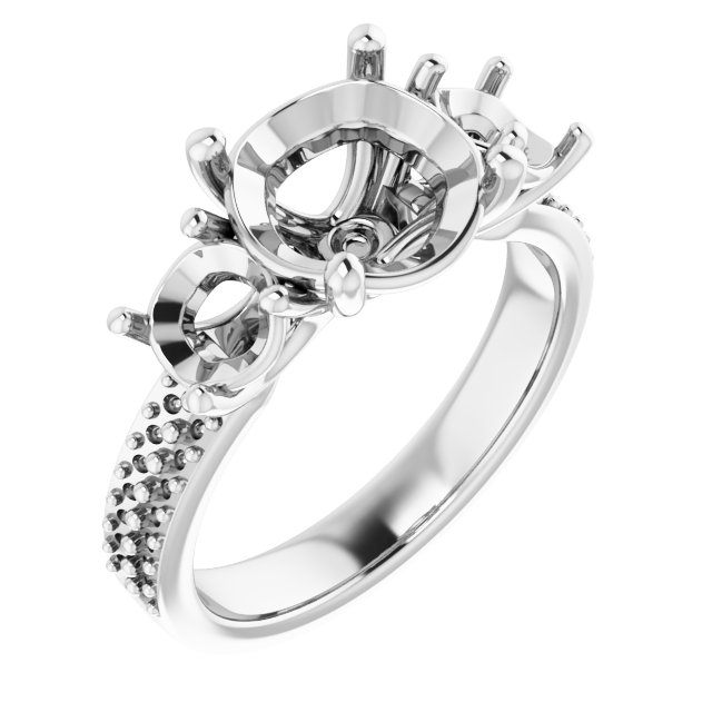 Three-Stone Engagement Ring