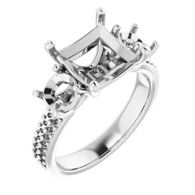 Three-Stone Engagement Ring