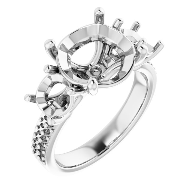 Three-Stone Engagement Ring