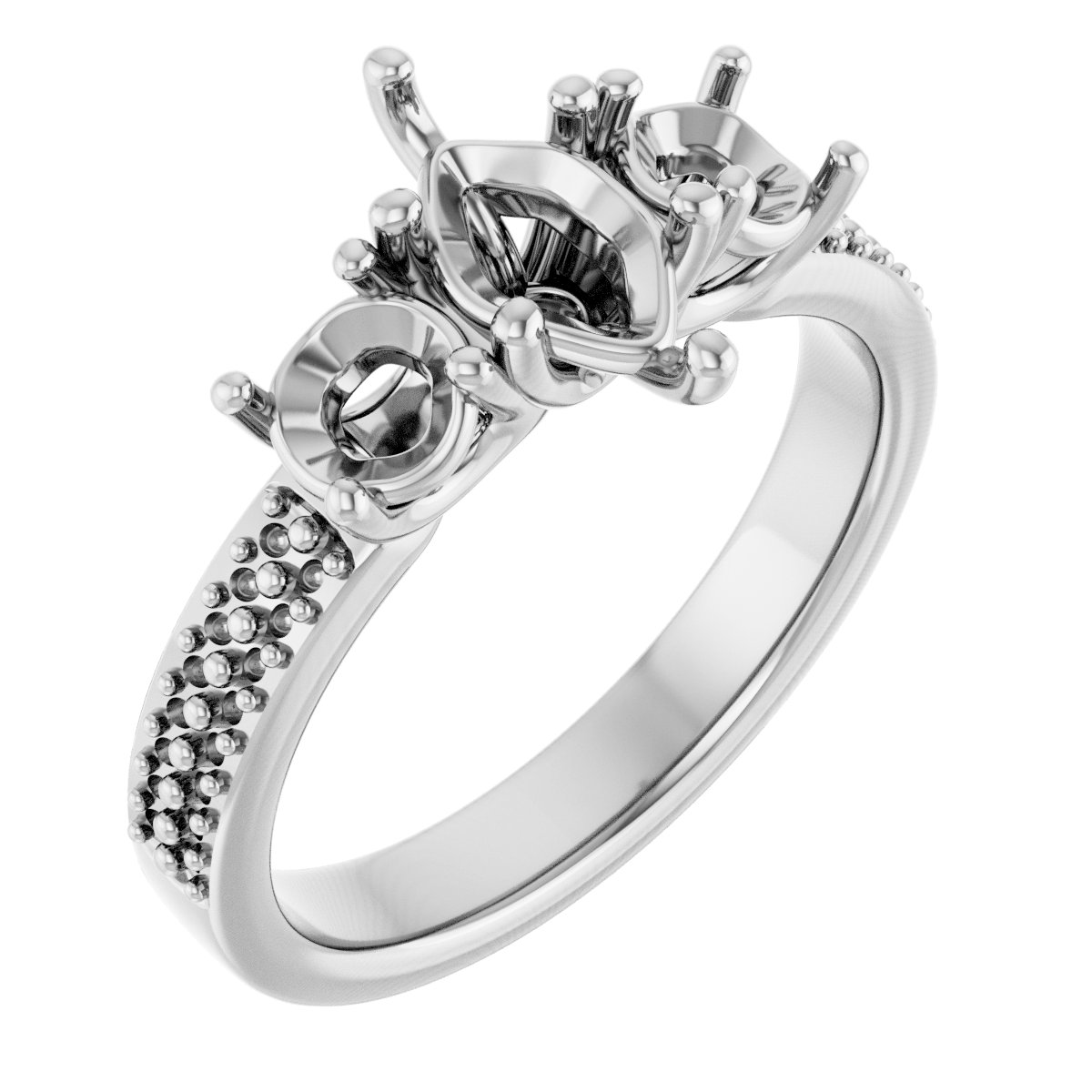 Three-Stone Engagement Ring
