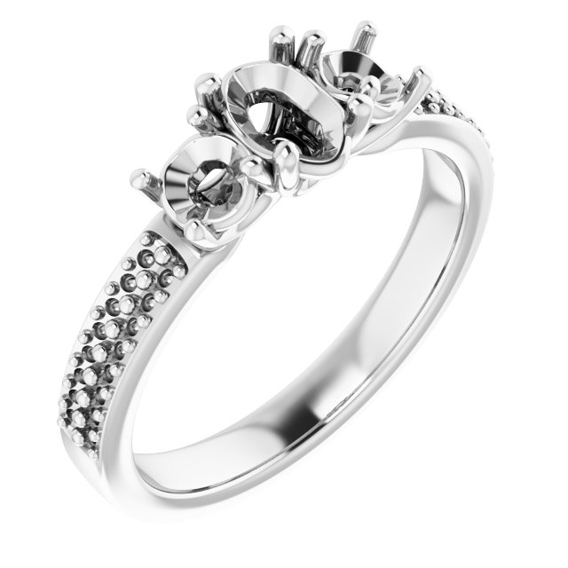 Three-Stone Engagement Ring