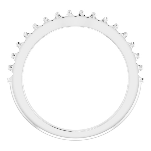Band Mounting for 10x7 mm Pear Ring view 2