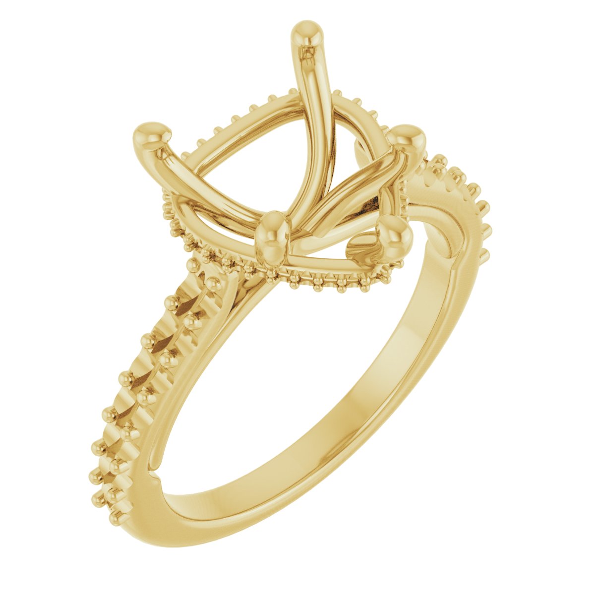 Hidden Halo-Style Engagement Ring