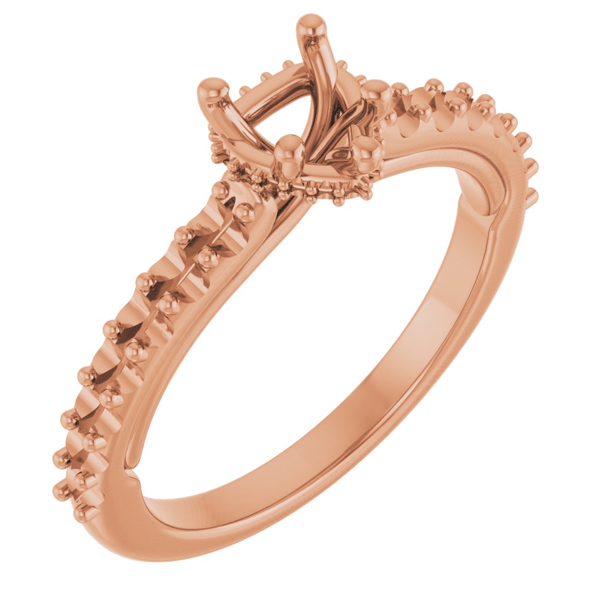 Hidden Halo-Style Engagement Ring