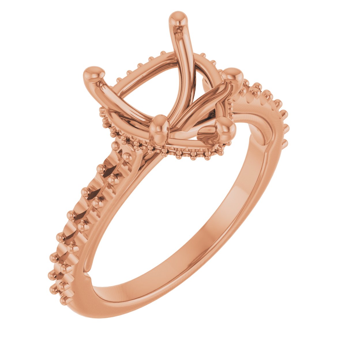 Hidden Halo-Style Engagement Ring