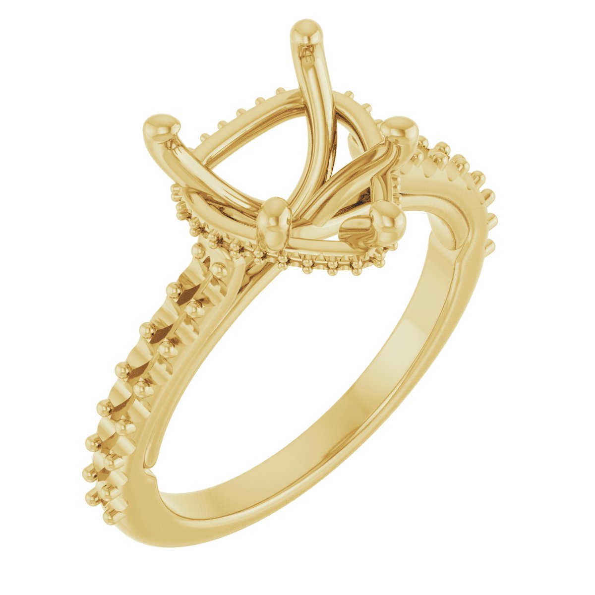 Hidden Halo-Style Engagement Ring