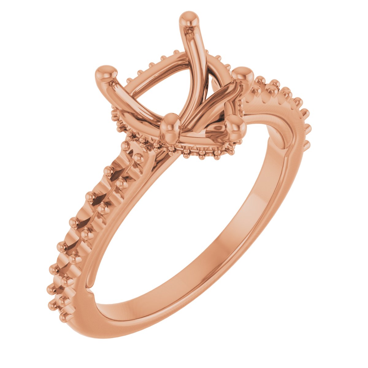 Hidden Halo-Style Engagement Ring
