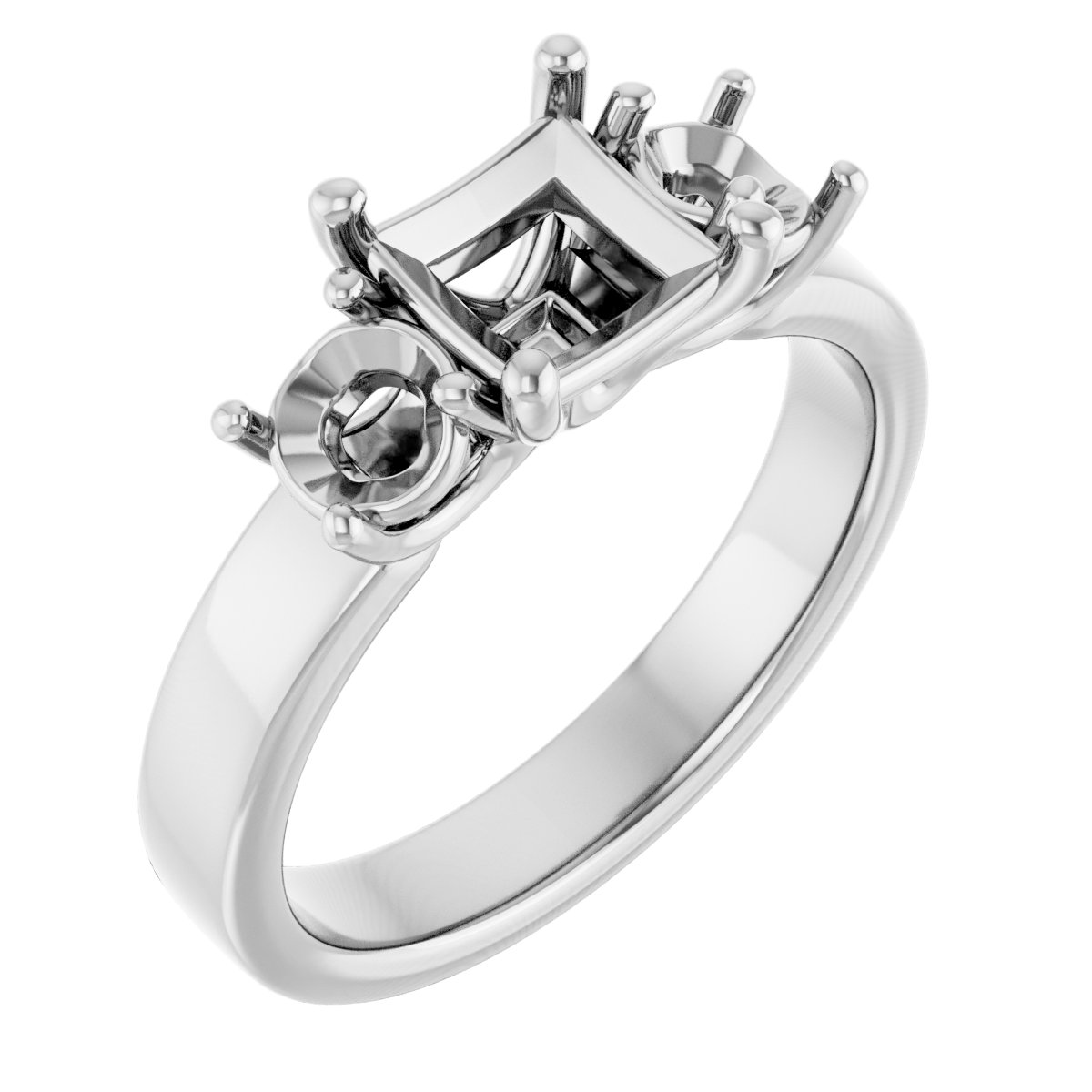 Three-Stone Engagement Ring