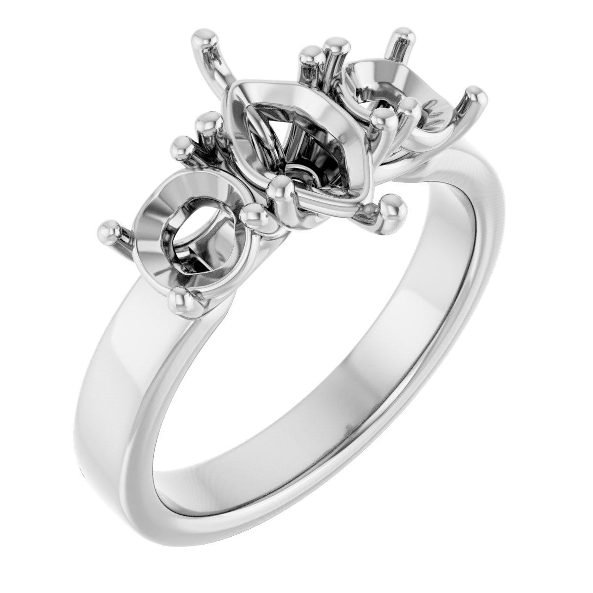 Three-Stone Engagement Ring