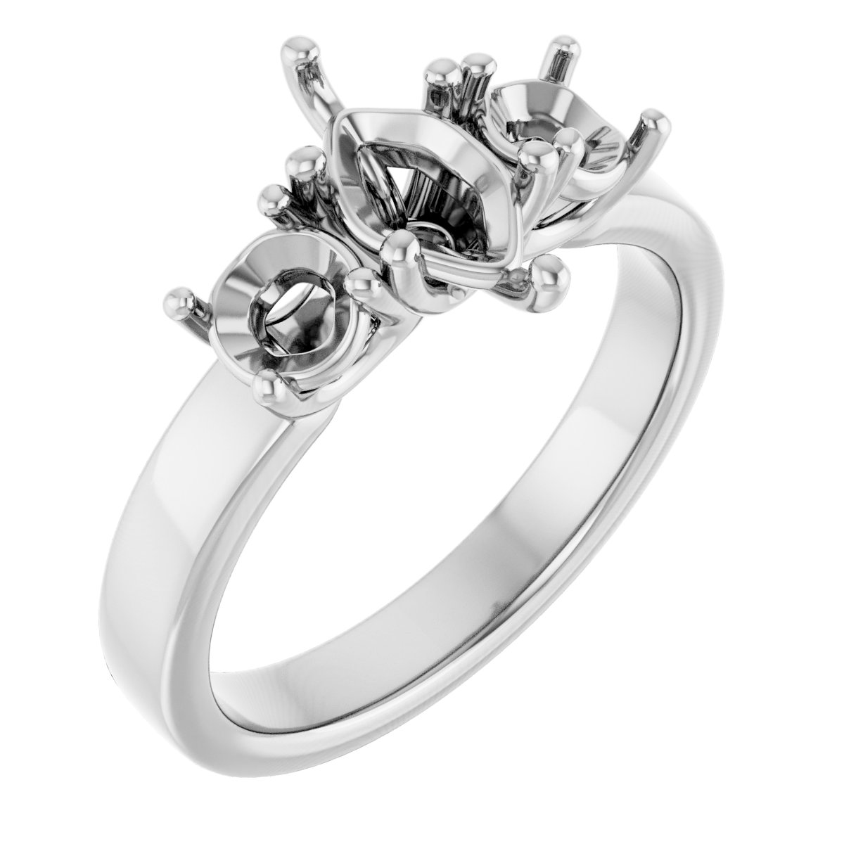 Three-Stone Engagement Ring