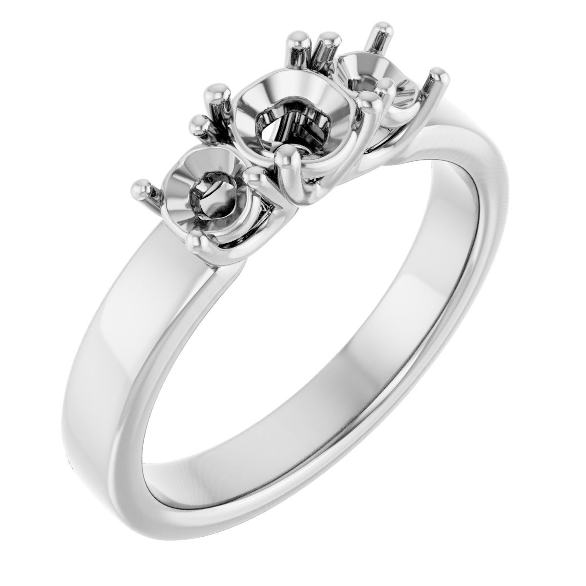 Three-Stone Engagement Ring