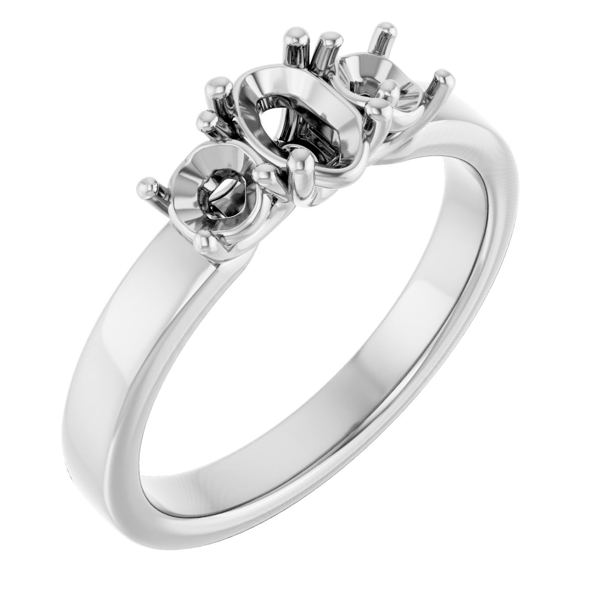 Three-Stone Engagement Ring