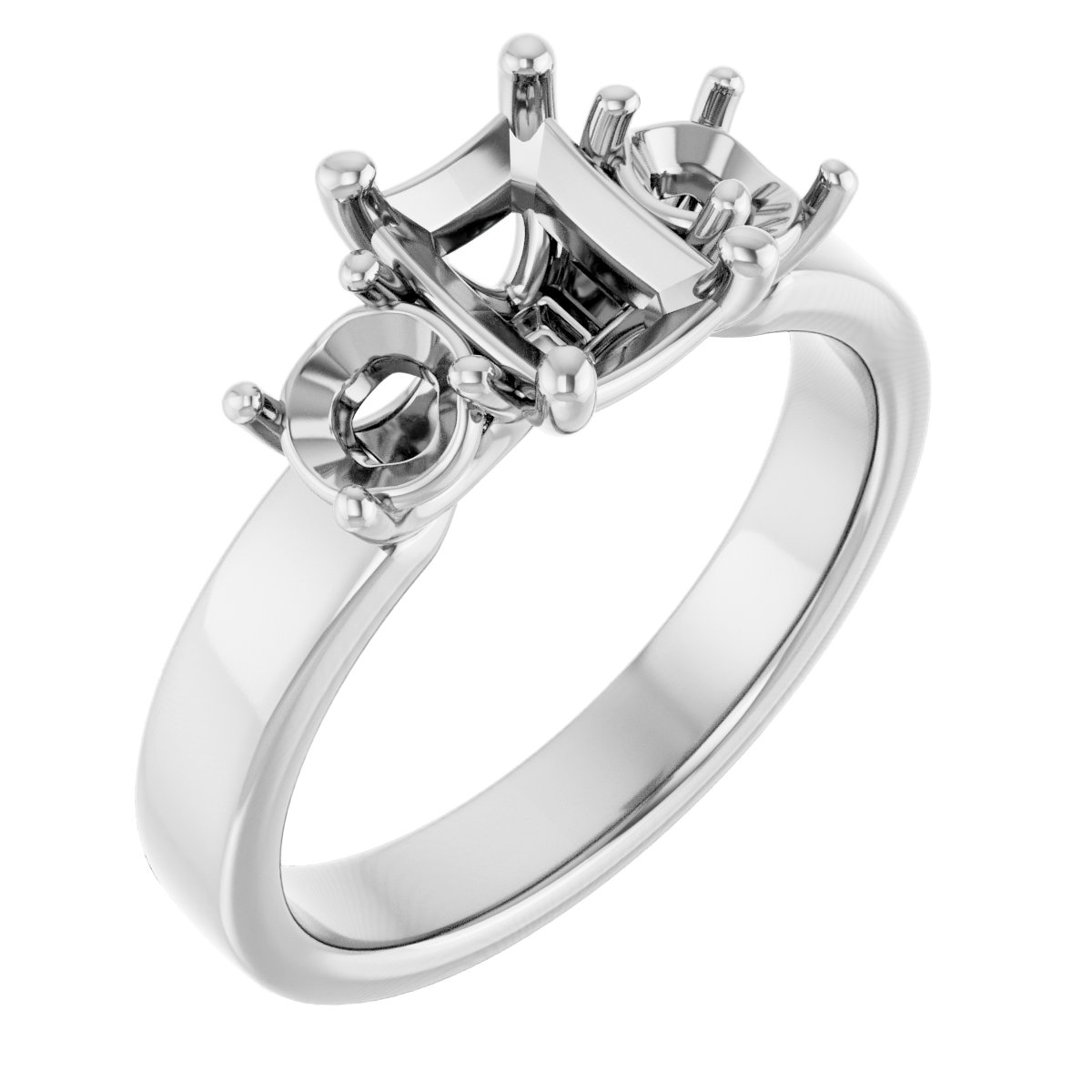 Three-Stone Engagement Ring