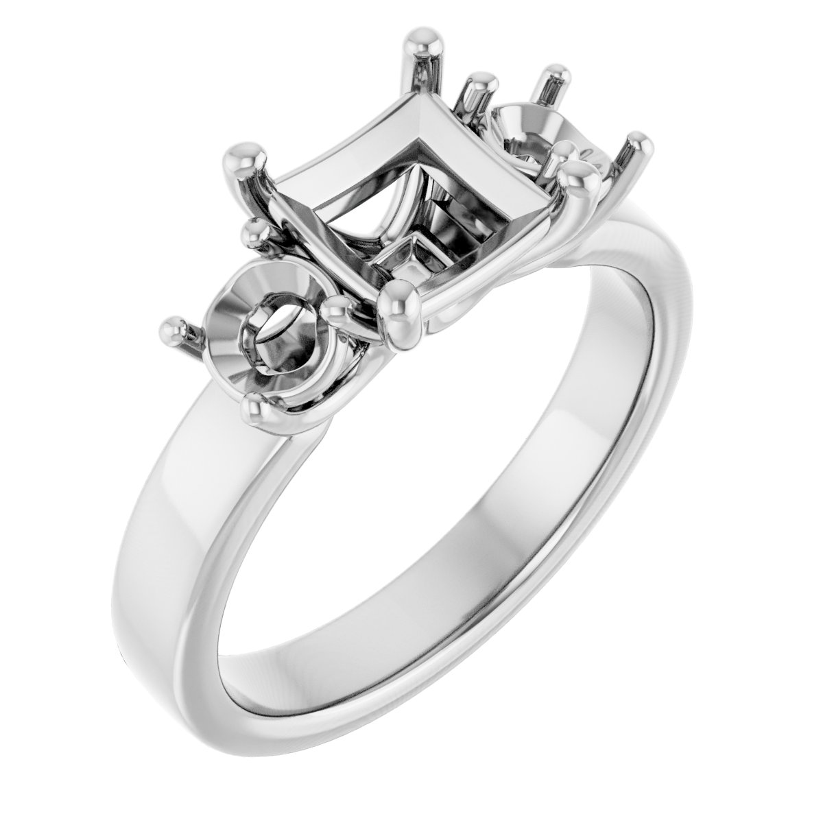 Three-Stone Engagement Ring