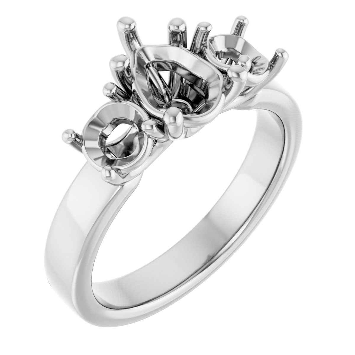Three-Stone Engagement Ring