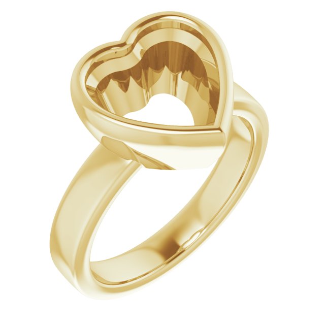 Bezel-Set Solitaire Engagement Ring