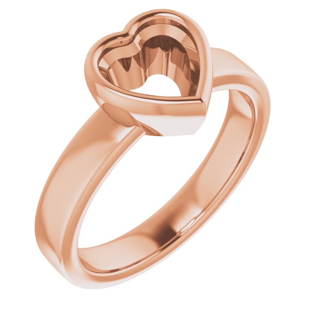 Bezel-Set Solitaire Engagement Ring