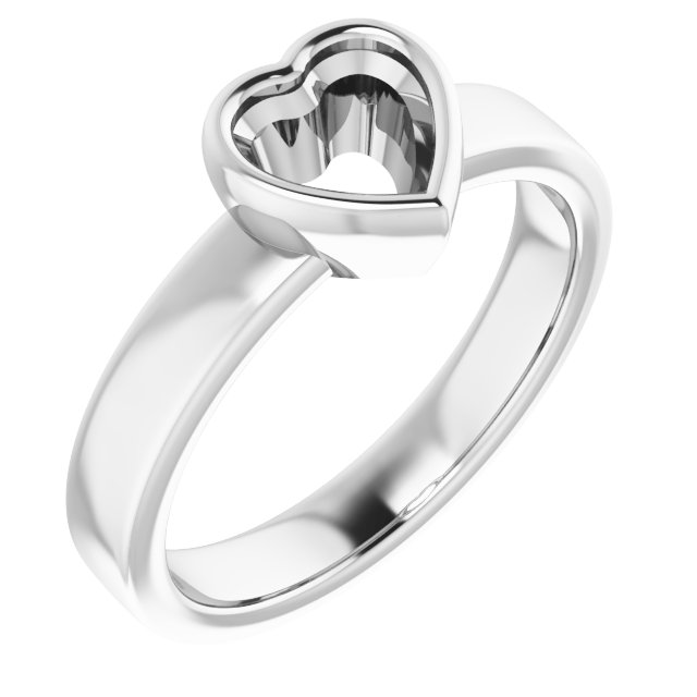 Bezel-Set Solitaire Engagement Ring
