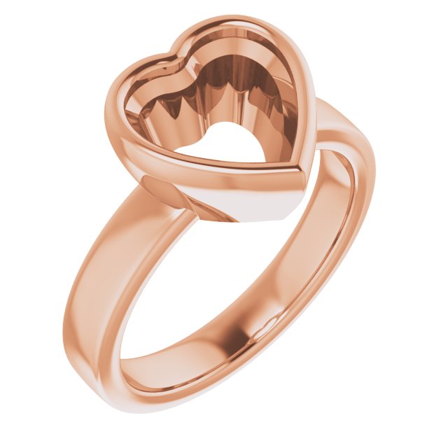 Bezel-Set Solitaire Engagement Ring