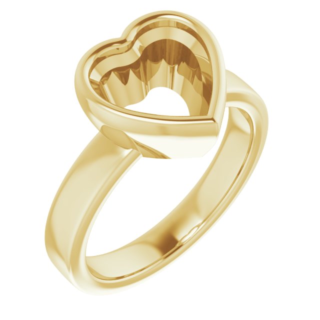 Bezel-Set Solitaire Engagement Ring