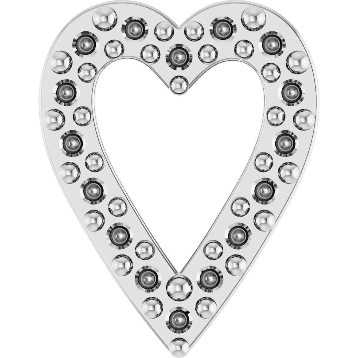 Accented Heart Trim