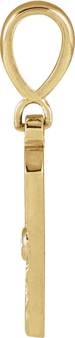 Alternative view of Accented Sun Necklace or Pendant