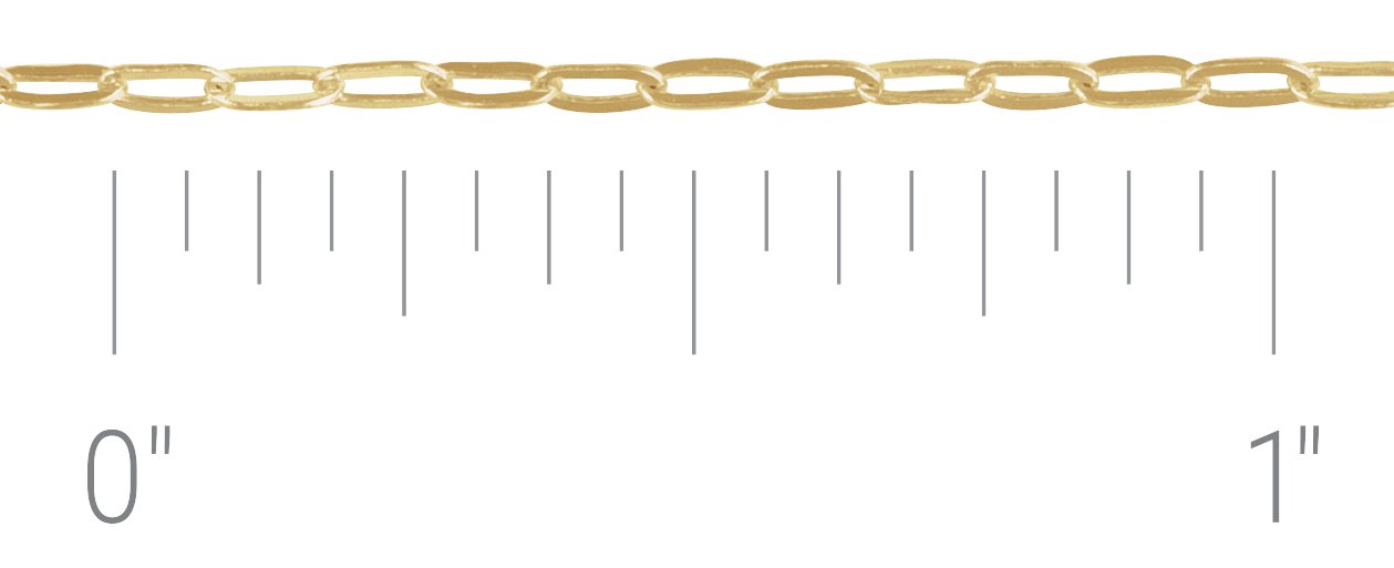 1.25 mm Paperclip-Style Chain