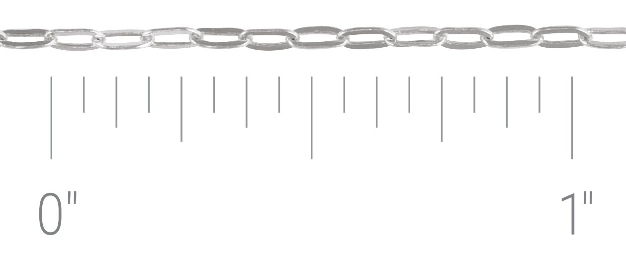 1.25 mm Paperclip-Style Chain