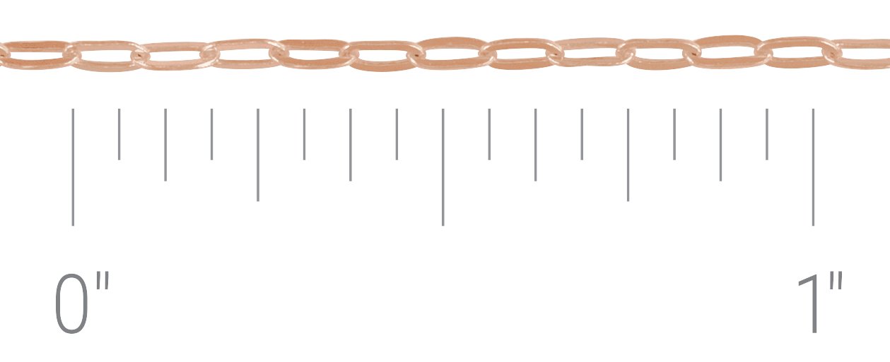 1.25 mm Paperclip-Style Chain