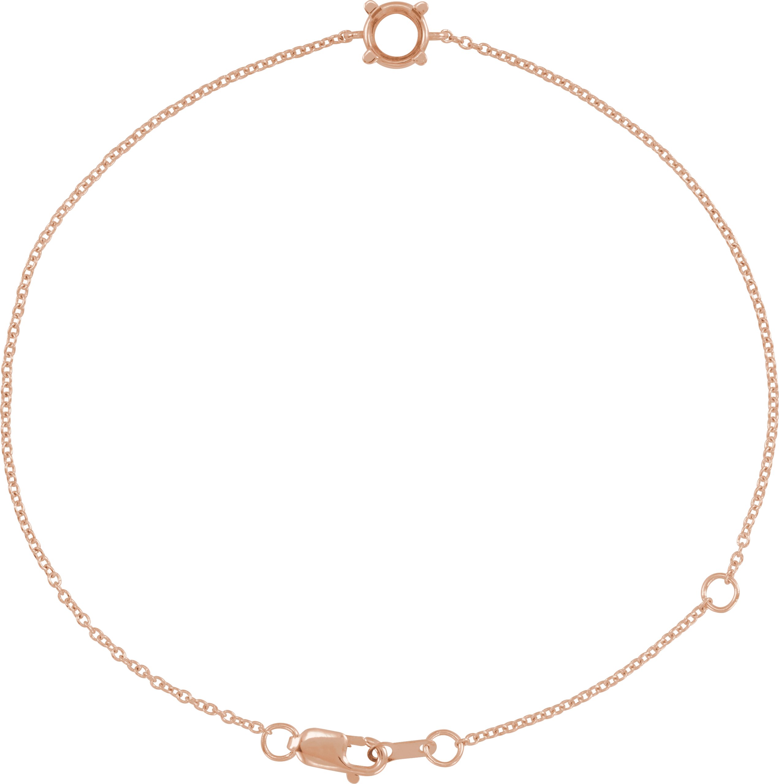 Solitaire Link Bracelet