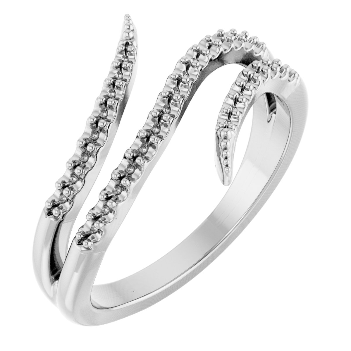 Accented Bypass Ring