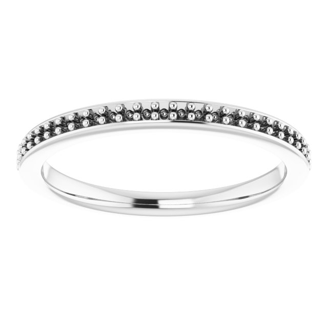 Band Mounting for 5x5 mm Heart Ring view 3