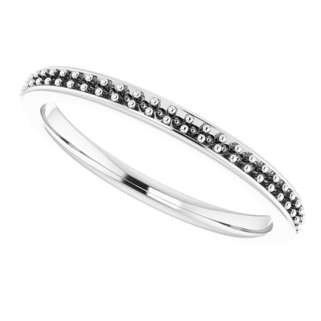 Band Mounting for 5x5 mm Heart Ring view 5
