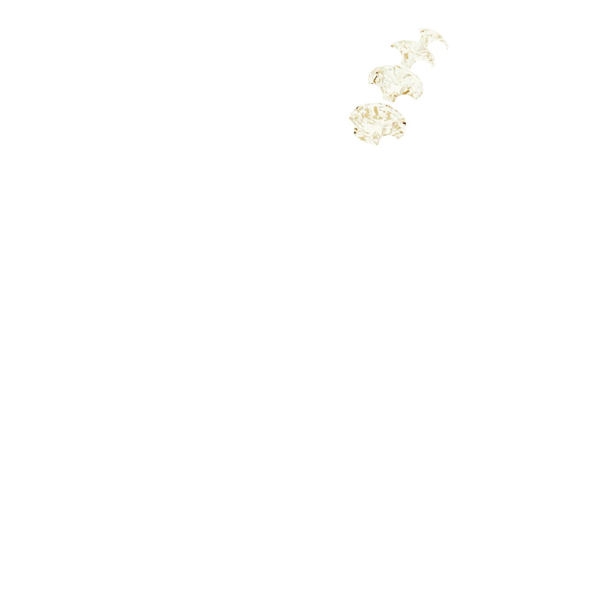 1/5 Natural Diamond Contour Band – 14K Yellow Gold