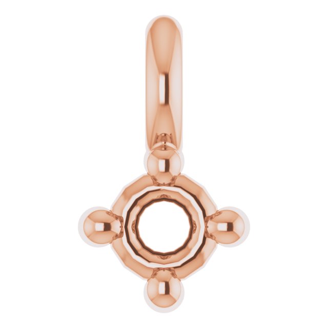 Round 4-Prong Dangle