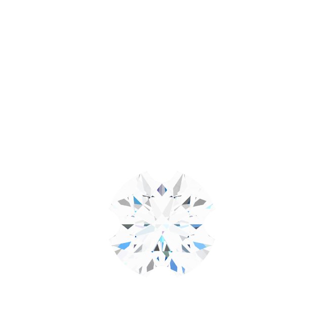 Round 4-Prong Dangle
