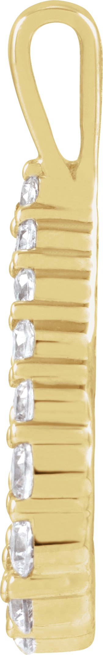 Alternative view of Lab-Grown Diamond Pendant