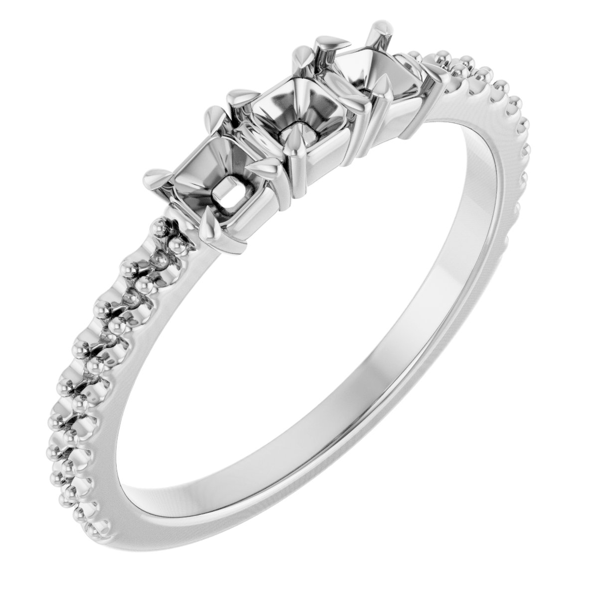 Three-Stone Anniversary Band