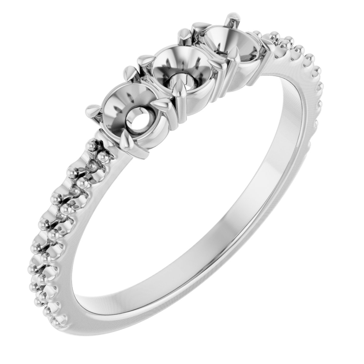 Three-Stone Anniversary Band
