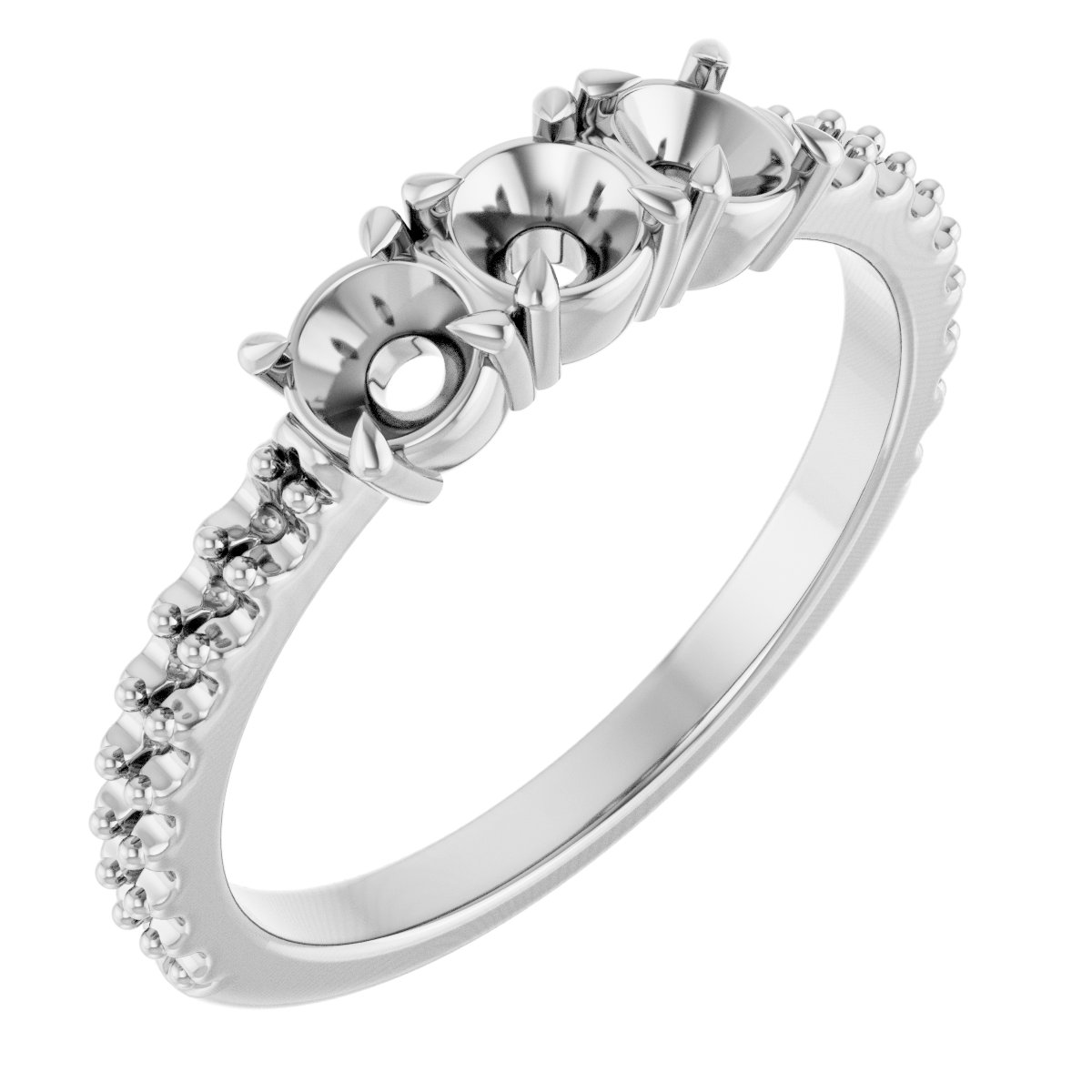 Three-Stone Anniversary Band