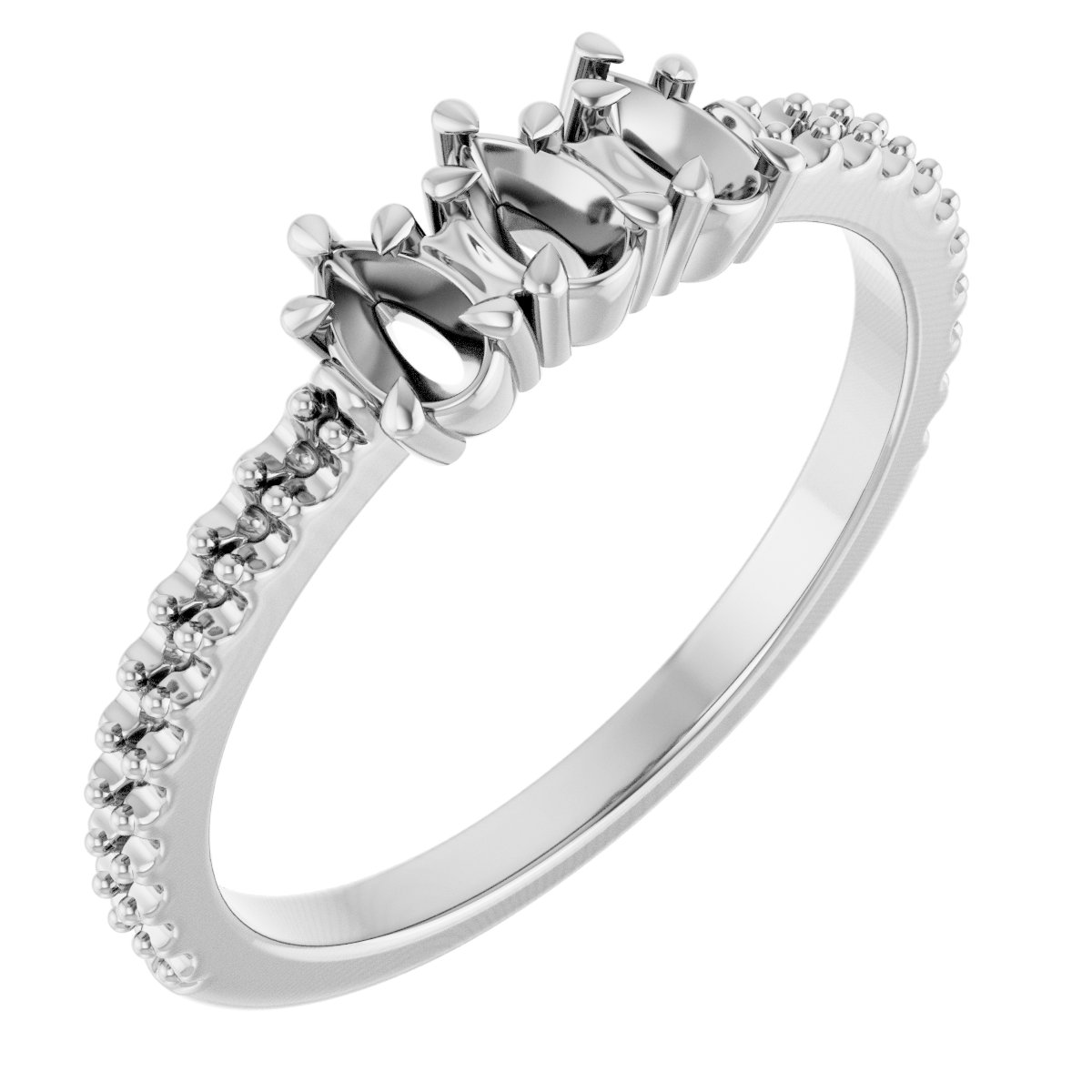 Three-Stone Anniversary Band
