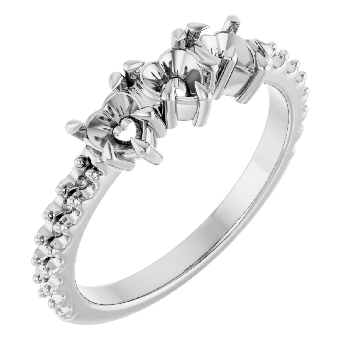 Three-Stone Anniversary Band