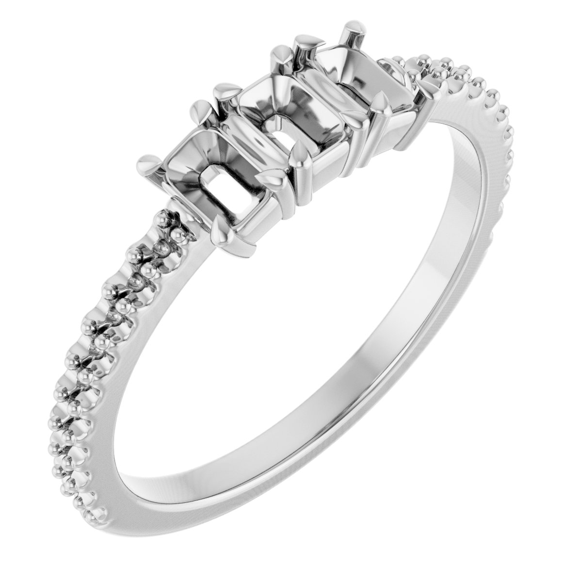 Three-Stone Anniversary Band