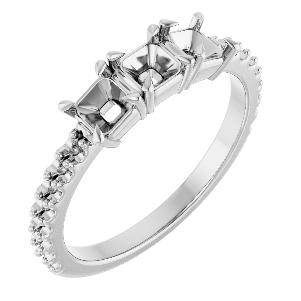 Three-Stone Anniversary Band