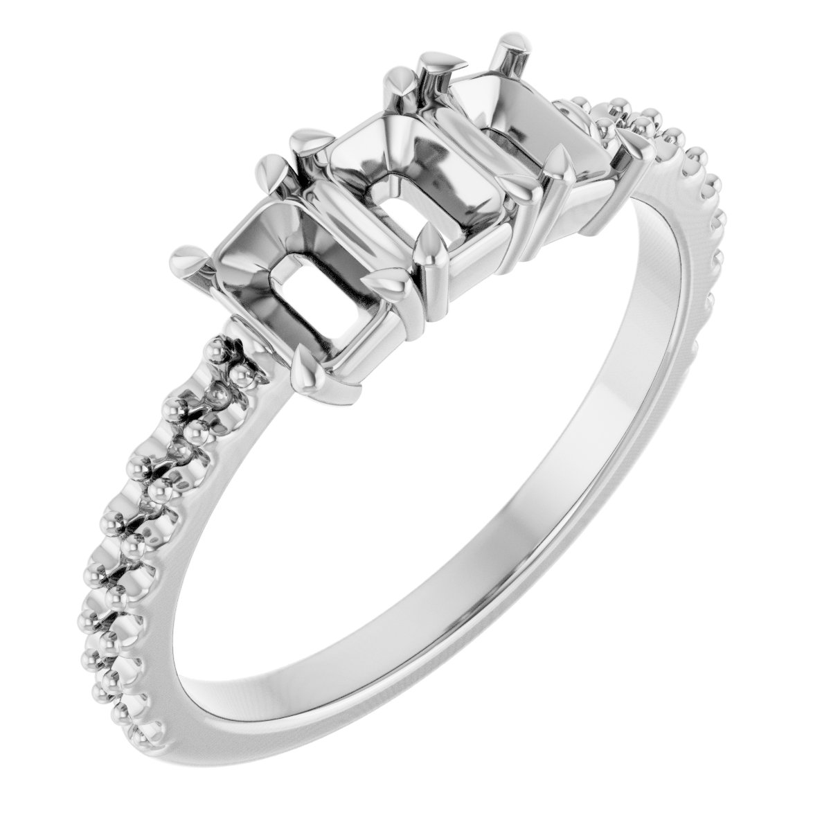 Three-Stone Anniversary Band